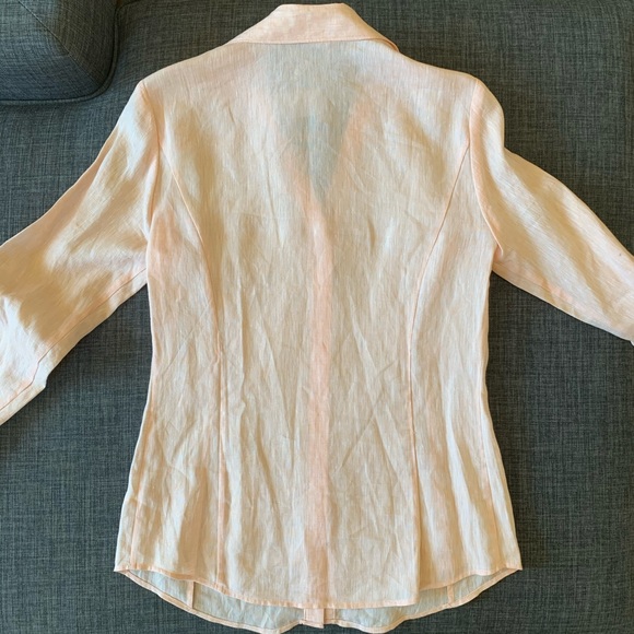 NWT Brooks Brothers Linen Blouse - Picture 3 of 4